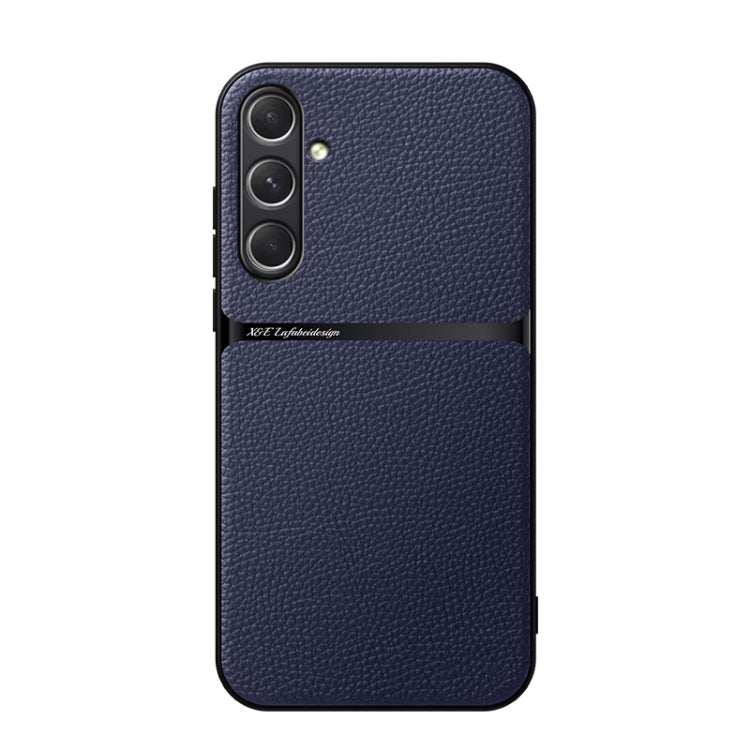 Custodia per telefono antiurto con copertura completa magnetica in pelle Litchi, For Samsung Galaxy S24 Ultra 5G, For Samsung Galaxy S24+ 5G, For Samsung Galaxy S24 5G, For Samsung Galaxy S23 FE 5G