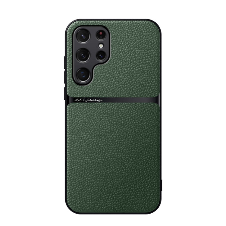 Custodia per telefono antiurto con copertura completa magnetica in pelle Litchi, For Samsung Galaxy S24 Ultra 5G, For Samsung Galaxy S24+ 5G, For Samsung Galaxy S24 5G, For Samsung Galaxy S23 FE 5G