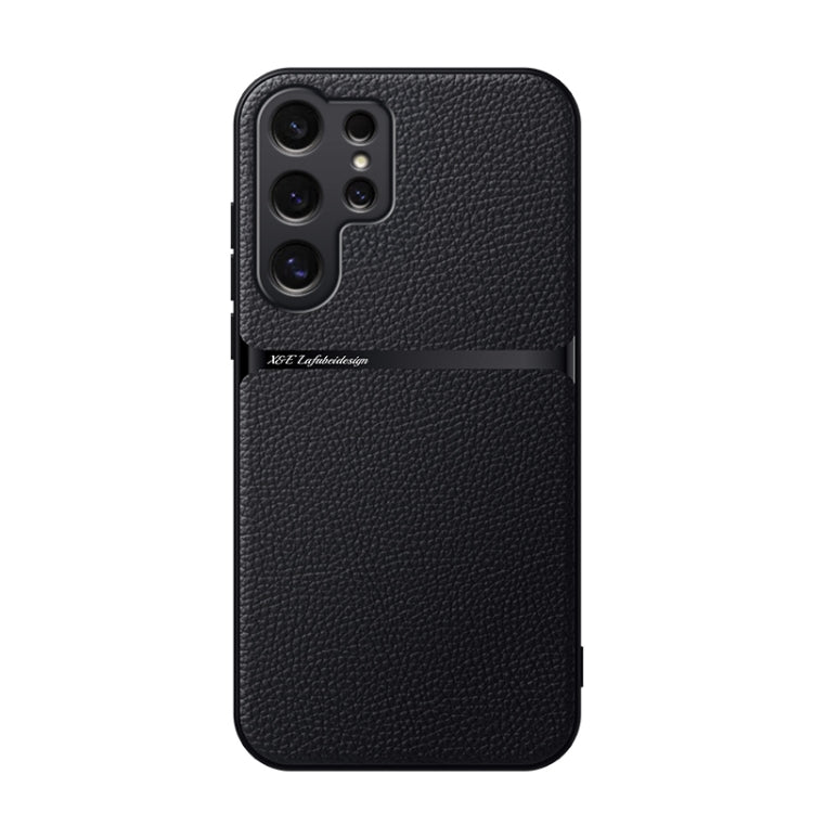 Custodia per telefono antiurto con copertura completa magnetica in pelle Litchi, For Samsung Galaxy S25 5G, For Samsung Galaxy S25+ 5G, For Samsung Galaxy S25 Ultra 5G, For Samsung Galaxy S24 FE 5G