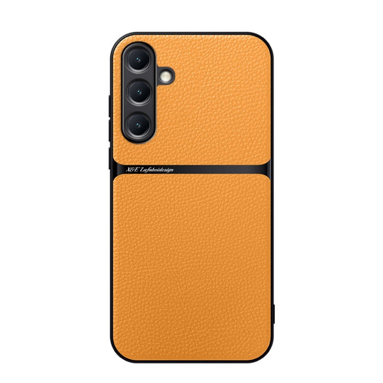 Custodia per telefono antiurto con copertura completa magnetica in pelle Litchi, For Samsung Galaxy S25 5G, For Samsung Galaxy S25+ 5G, For Samsung Galaxy S25 Ultra 5G, For Samsung Galaxy S24 FE 5G