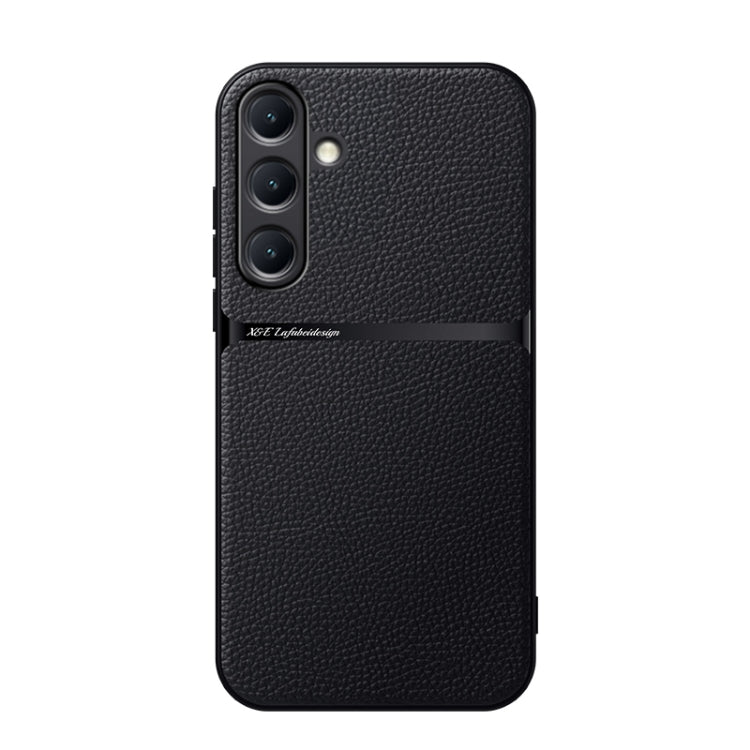 Custodia per telefono antiurto con copertura completa magnetica in pelle Litchi, For Samsung Galaxy S25 5G, For Samsung Galaxy S25+ 5G, For Samsung Galaxy S25 Ultra 5G, For Samsung Galaxy S24 FE 5G