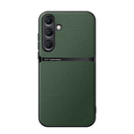 Custodia per telefono antiurto con copertura completa magnetica in pelle Litchi, For Samsung Galaxy S25 5G, For Samsung Galaxy S25+ 5G, For Samsung Galaxy S25 Ultra 5G, For Samsung Galaxy S24 FE 5G