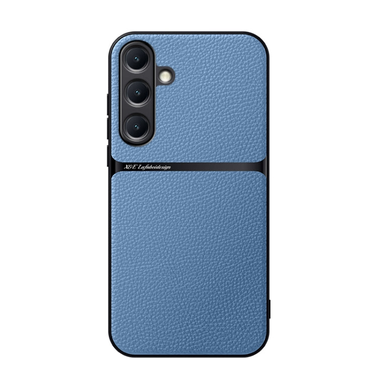 Custodia per telefono antiurto con copertura completa magnetica in pelle Litchi, For Samsung Galaxy S25 5G, For Samsung Galaxy S25+ 5G, For Samsung Galaxy S25 Ultra 5G, For Samsung Galaxy S24 FE 5G