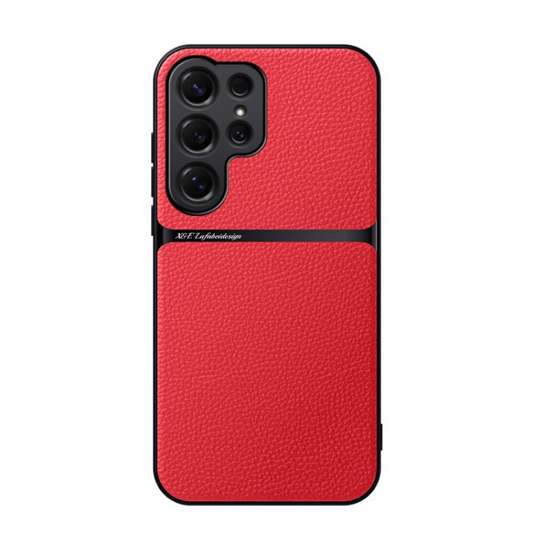 Custodia per telefono antiurto con copertura completa magnetica in pelle Litchi, For Samsung Galaxy S26+ 5G, For Samsung Galaxy S26 Ultra 5G, For Samsung Galaxy S26 5G, For Samsung Galaxy S25 Edge 5G