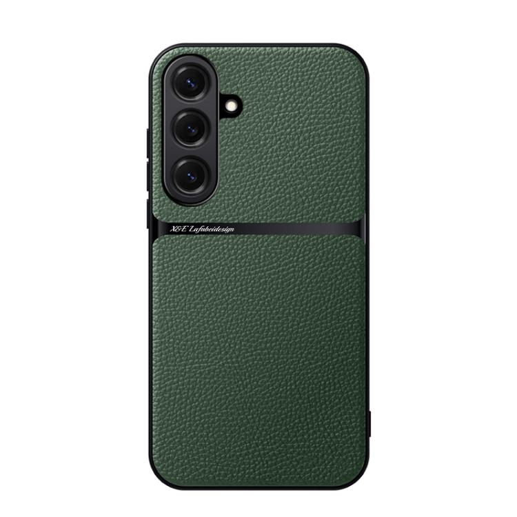 Custodia per telefono antiurto con copertura completa magnetica in pelle Litchi, For Samsung Galaxy S26+ 5G, For Samsung Galaxy S26 Ultra 5G, For Samsung Galaxy S26 5G, For Samsung Galaxy S25 Edge 5G