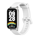 Cinturino per orologio in silicone con guscio metallico Mijobs, For Xiaomi Smart Band 9 Active / Redmi Band 3