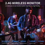 XTUGA J02 Sistema Monitor In-Ear Wireless 2.4G Stereo