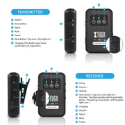 XTUGA J02 Sistema Monitor In-Ear Wireless 2.4G Stereo