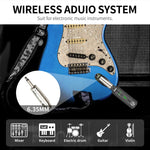 Trasmettitore e ricevitore wireless XLR UHF per microfono