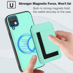 Custodia per telefono con porta carte magnetiche Magsafe staccabile CX01, For Samsung Galaxy A12 5G / 4G, For Samsung Galaxy A04, For Samsung Galaxy A13 5G / A04s, For Samsung Galaxy A53 5G