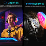 Awei GM-11 Cuffie cablate luminose, lunghezza cavo: 2 m