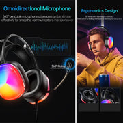 Awei GM-11 Cuffie cablate luminose, lunghezza cavo: 2 m