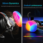 Awei GM-11 Pro Cuffie cablate luminose, lunghezza cavo: 2 m