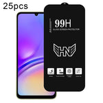 25 pezzi di pellicola in vetro temperato a schermo intero con grande arco in alluminio, For Samsung Galaxy A16, For Samsung Galaxy A16 5G, For Samsung Galaxy A06, For Samsung Galaxy A25, For Samsung Galaxy A15 5G, For Samsung Galaxy A55                ...