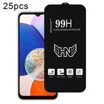 25 pezzi di pellicola in vetro temperato a schermo intero con grande arco in alluminio, For Samsung Galaxy A16, For Samsung Galaxy A16 5G, For Samsung Galaxy A06, For Samsung Galaxy A25, For Samsung Galaxy A15 5G, For Samsung Galaxy A55                ...