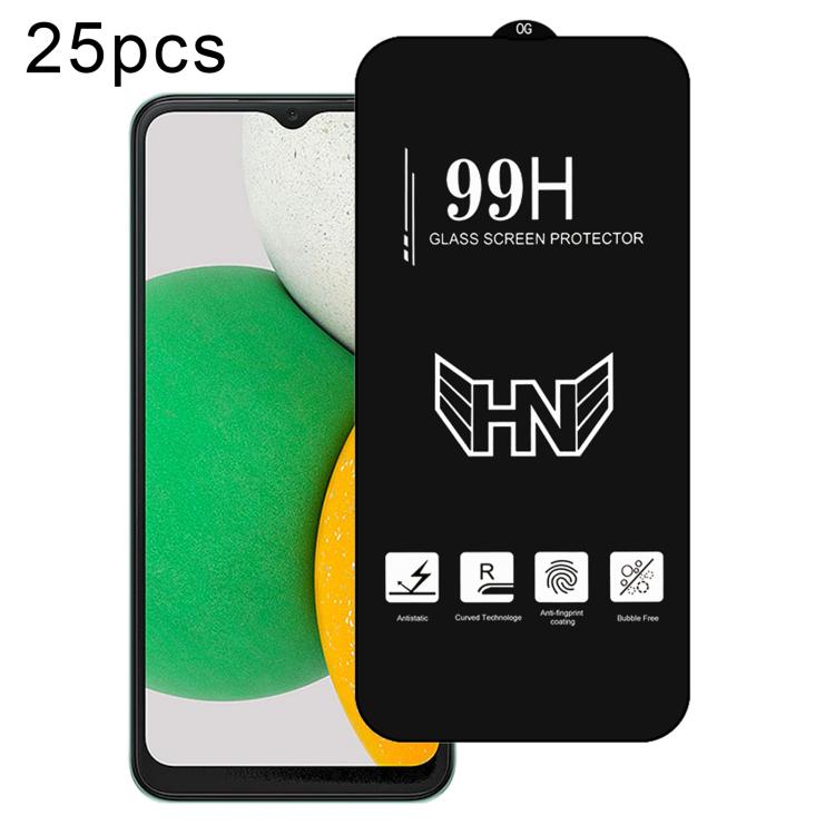 25 pezzi di pellicola in vetro temperato a schermo intero con grande arco in alluminio, For Samsung Galaxy A16, For Samsung Galaxy A16 5G, For Samsung Galaxy A06, For Samsung Galaxy A25, For Samsung Galaxy A15 5G, For Samsung Galaxy A55                ...
