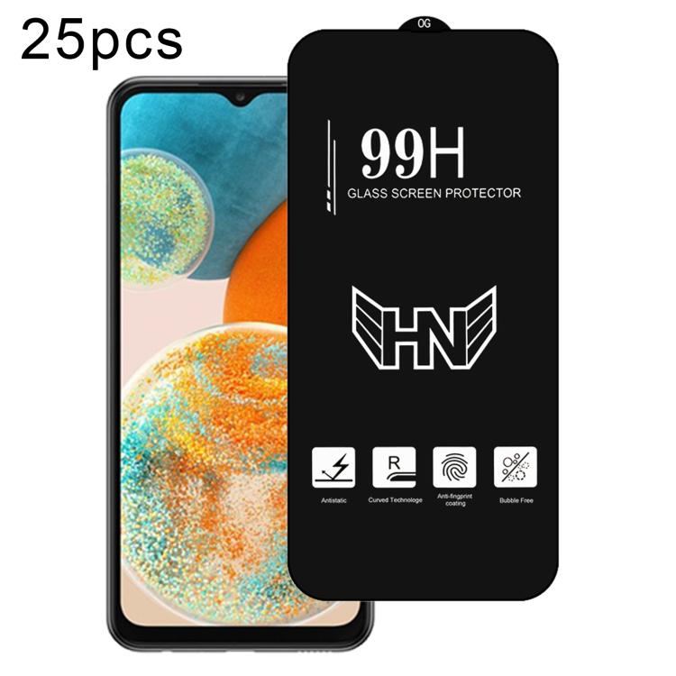 25 pezzi di pellicola in vetro temperato a schermo intero con grande arco in alluminio, For Samsung Galaxy A16, For Samsung Galaxy A16 5G, For Samsung Galaxy A06, For Samsung Galaxy A25, For Samsung Galaxy A15 5G, For Samsung Galaxy A55                ...