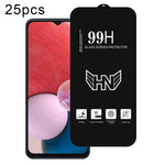 25 pezzi di pellicola in vetro temperato a schermo intero con grande arco in alluminio, For Samsung Galaxy A16, For Samsung Galaxy A16 5G, For Samsung Galaxy A06, For Samsung Galaxy A25, For Samsung Galaxy A15 5G, For Samsung Galaxy A55                ...