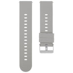 Cinturino per orologio in silicone con fibbia in acciaio tinta unita, 20mm