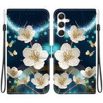 Custodia per telefono in pelle con disegno colorato con texture di cristallo, For Samsung Galaxy S24+ 5G