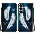 Custodia per telefono in pelle con disegno colorato con texture di cristallo, For Galaxy S26 FE 5G