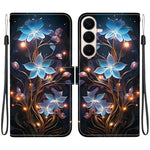 Custodia per telefono in pelle con disegno colorato con texture di cristallo, For Galaxy S26 FE 5G