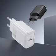 Set caricabatterie hoco N60 PD20W Type-C con cavo da 1 m Type-C a Type-C, EU Plug