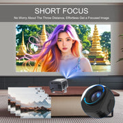 Proiettore intelligente A10 Plus 1280 x 720P 200ANSI Amlogic H713 CPU Android 11.0, US Plug, EU Plug, UK Plug, AU Plug