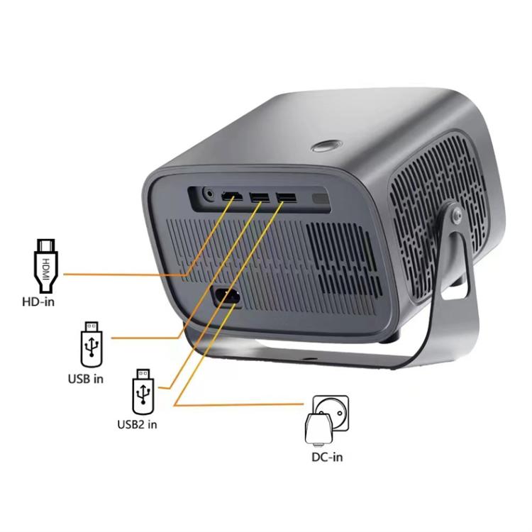 Proiettore intelligente A10 Plus 1280 x 720P 200ANSI Amlogic H713 CPU Android 11.0, US Plug, EU Plug, UK Plug, AU Plug