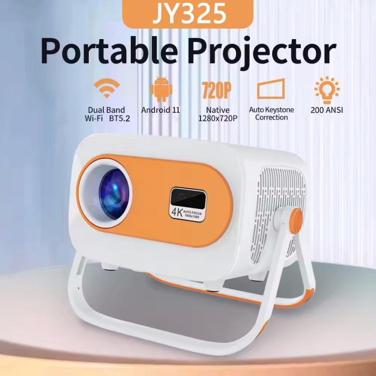 JY325 1280 x 720P 200ANSI Amlogic H713 CPU Android 11.0 Proiettore portatile, US Plug, EU Plug, UK Plug, AU Plug