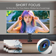 Proiettore intelligente M10 1280 x 720P 200ANSI Amlogic H713 CPU Android 11.0, US Plug, EU Plug, UK Plug, AU Plug