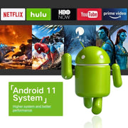 Proiettore intelligente M10 1280 x 720P 200ANSI Amlogic H713 CPU Android 11.0, US Plug, EU Plug, UK Plug, AU Plug