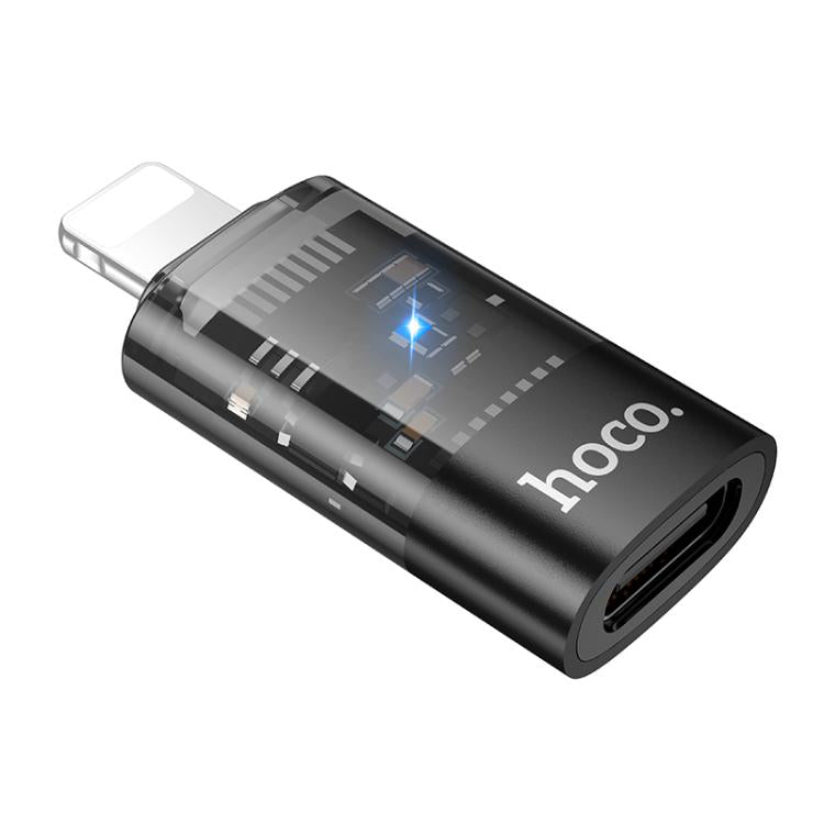 Adattatore OTG 8 pin maschio a USB-C femmina trasparente
