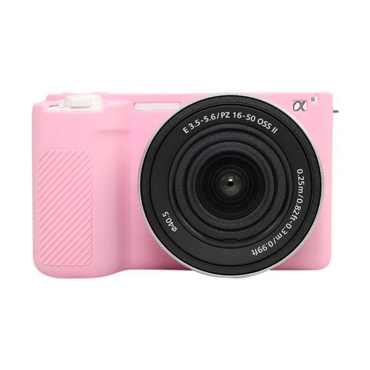 Custodia protettiva in silicone morbido lucido, For Sony ZV-E10 II / ZV-E10M2