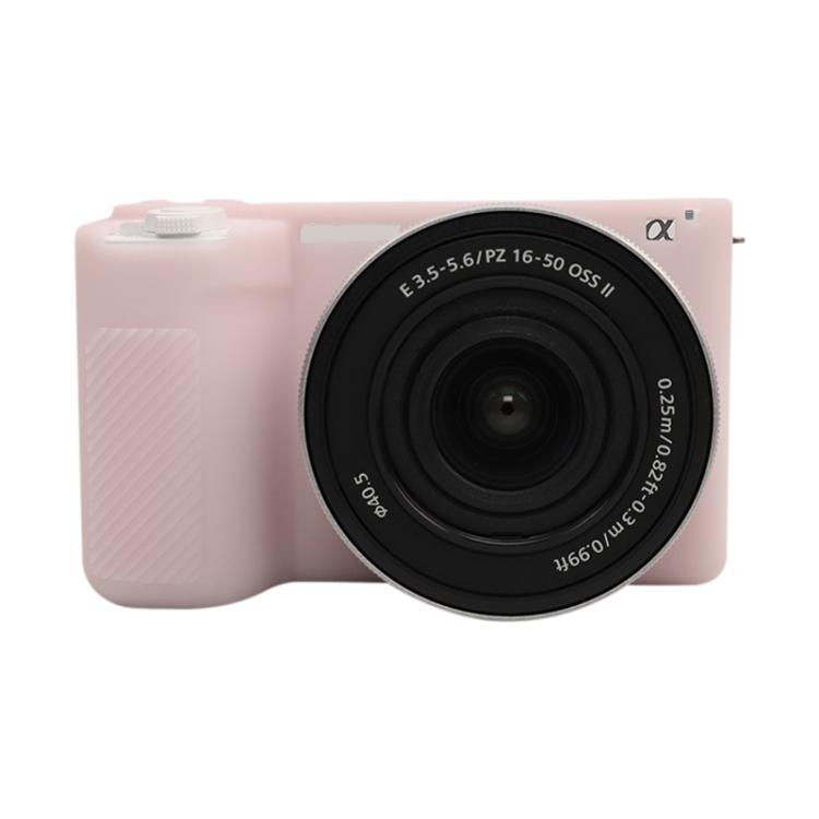 Custodia protettiva in silicone morbido lucido, For Sony ZV-E10 II / ZV-E10M2