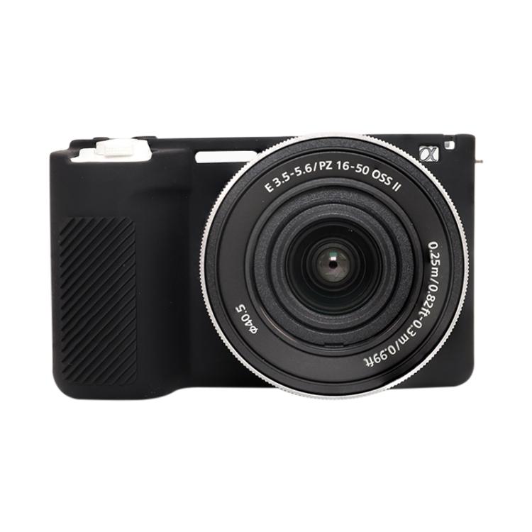 Custodia protettiva in silicone morbido lucido, For Sony ZV-E10 II / ZV-E10M2