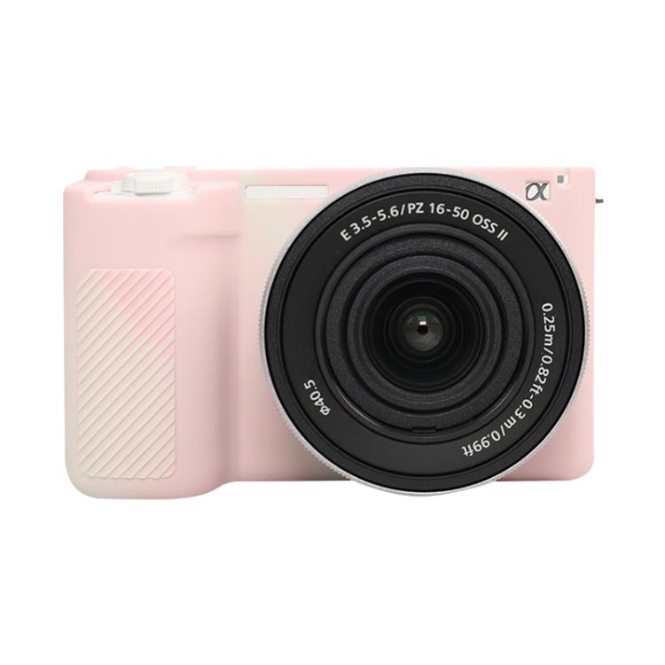 Custodia protettiva in silicone morbido lucido, For Sony ZV-E10 II / ZV-E10M2