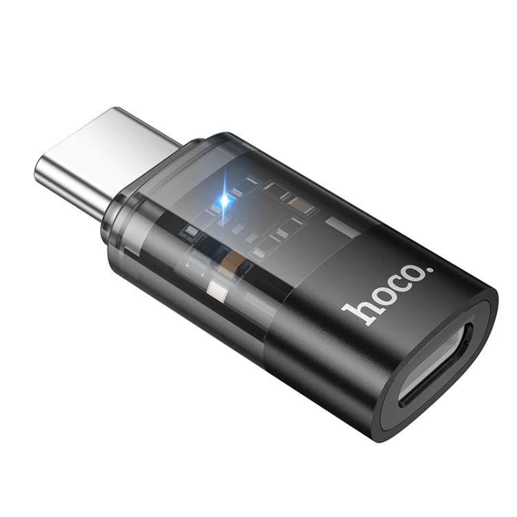 Adattatore OTG USB-C maschio a 8 pin femmina trasparente