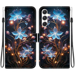 Custodia per telefono in pelle con disegno colorato con texture di cristallo, For Samsung Galaxy A35 5G