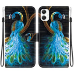 Custodia per telefono in pelle con disegno colorato con texture di cristallo, For Samsung Galaxy A05