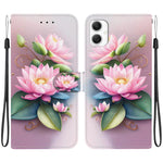 Custodia per telefono in pelle con disegno colorato con texture di cristallo, For Samsung Galaxy A05