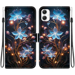 Custodia per telefono in pelle con disegno colorato con texture di cristallo, For Samsung Galaxy A05
