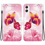 Custodia per telefono in pelle con disegno colorato con texture di cristallo, For Samsung Galaxy A06