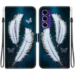 Custodia per telefono in pelle con disegno colorato con texture di cristallo, For Samsung Galaxy A16