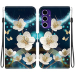 Custodia per telefono in pelle con disegno colorato con texture di cristallo, For Samsung Galaxy A16