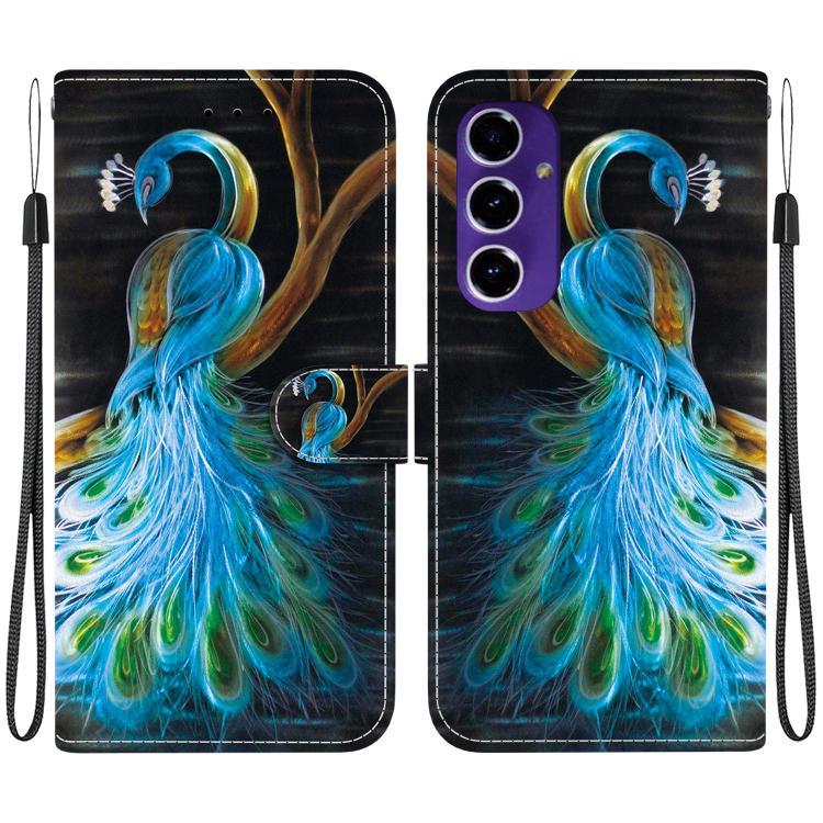 Custodia per telefono in pelle con disegno colorato con texture di cristallo, For Samsung Galaxy A16