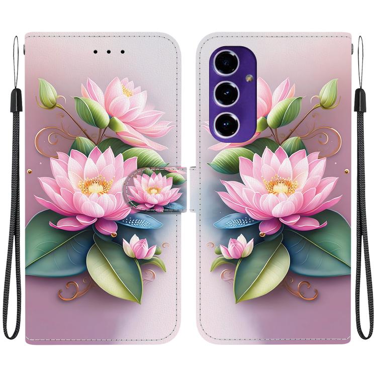 Custodia per telefono in pelle con disegno colorato con texture di cristallo, For Samsung Galaxy A16