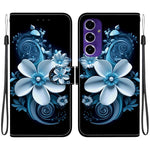 Custodia per telefono in pelle con disegno colorato con texture di cristallo, For Samsung Galaxy A16