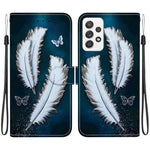 Custodia per telefono in pelle con disegno colorato con texture di cristallo, For Samsung Galaxy A33 5G