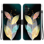 Custodia per telefono in pelle con disegno colorato con texture di cristallo, For Samsung Galaxy A13 5G